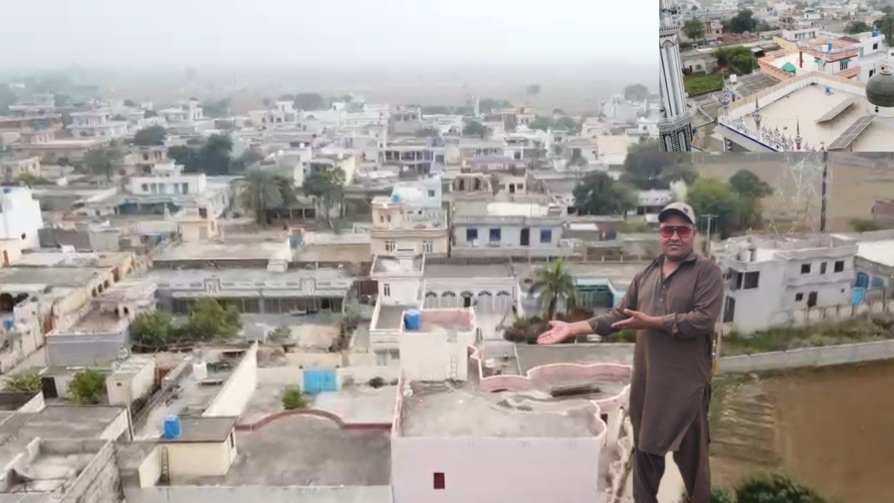 The Village Mandi Mirpur  Block of The Most Beautiful Village - Drone Footage