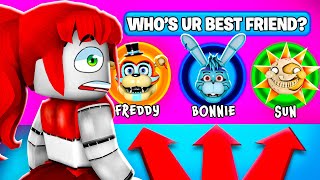 PICK A SLIDE in Roblox with Circus Baby and Glamrock Freddy