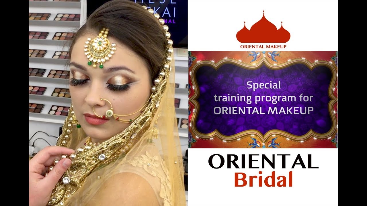 ORIENTAL MAKEUP CLASS | BRIDAL MAKEUP |  WITH STUDENTS FROM INDIA in Novi Sad (Serbia)