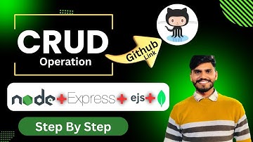🚀 Building a CRUD App with Node.js, Express.js, EJS, and MongoDB - Step-by-Step Tutorial in Hindi