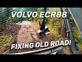 Lagar gammal väg 🚜 Raketforskaren i grävmaskin #1 Volvo ECR 88