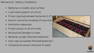 Solar Beta Course Lesson 22 - Pre-commissioning