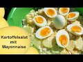 Kartoffelsalat mit Mayonnaise selber zubereiten, Rezept