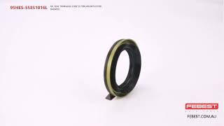 95HES-55851016L OIL SEAL TRANSAXLE CASE 53.7X85.4X9.8X15.9 FOR DAEWOO