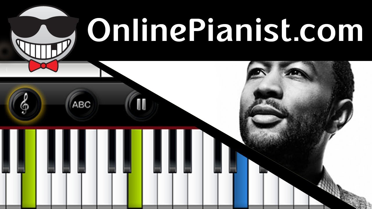 John Legend - All Of Me - Piano Tutorial & Sheet (Easy Version)