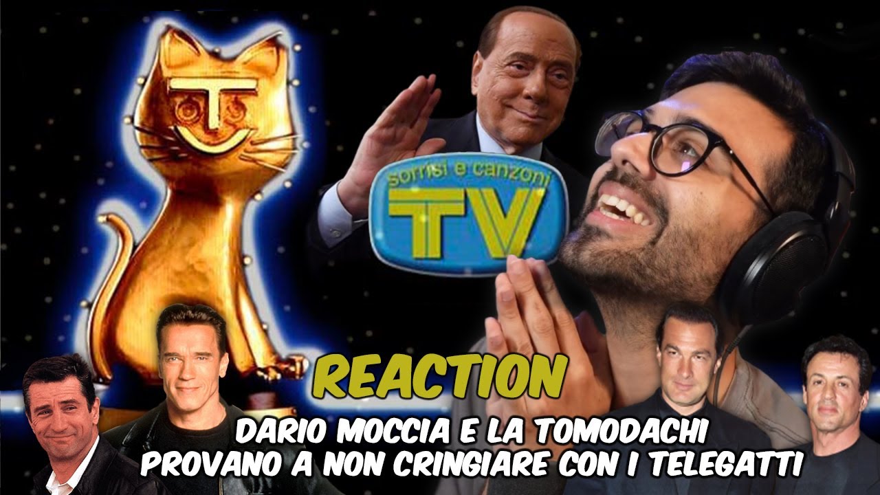 Dario Moccia e la Tomodachi "provano a non cringiare" coi Telegatti