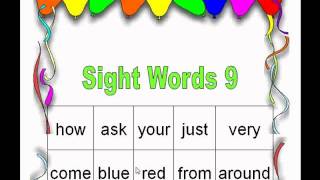 Sight Words 9 (Sight Words Bingo Games) screenshot 5