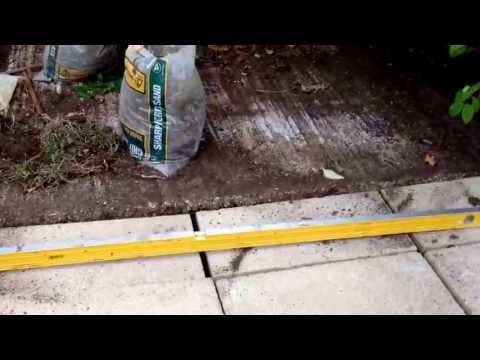 How to lay 3 x 2 slabs for a shed/patio base Doovi