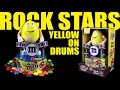 Figurine M&M's Rock Star Drummer (Jaune) - Édition 2016 - Occasion