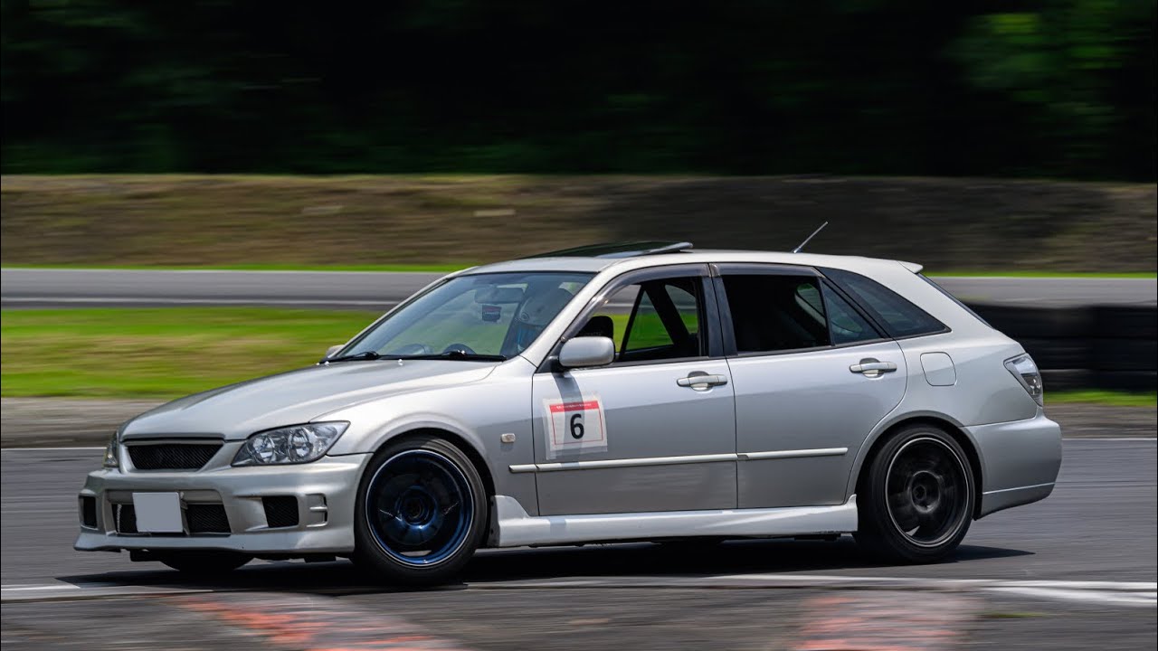 日光サーキット ドリフト アルテッツァジータ GXE10 SXE10 1G-FE 車載