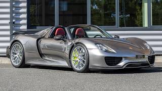2015 Porsche 918 Spyder Weissach - Liquid Metal Silver - Walkaround (4K)