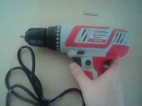 Дрель шуруповерт INTERTOOL DT-0103 320 W 220 В 0 750 об мин патрон 0 8 10 мм крутящий момент 10 Нм