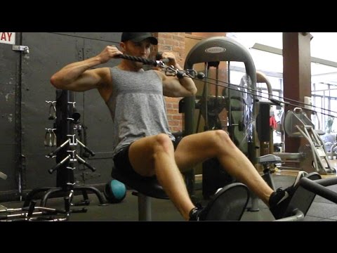 Shoulders Back Cable Seated Face Pull