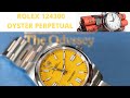 ROLEX 124300 OYSTER PERPETUAL watch review and unboxing of this mellow yellow eye candy!!