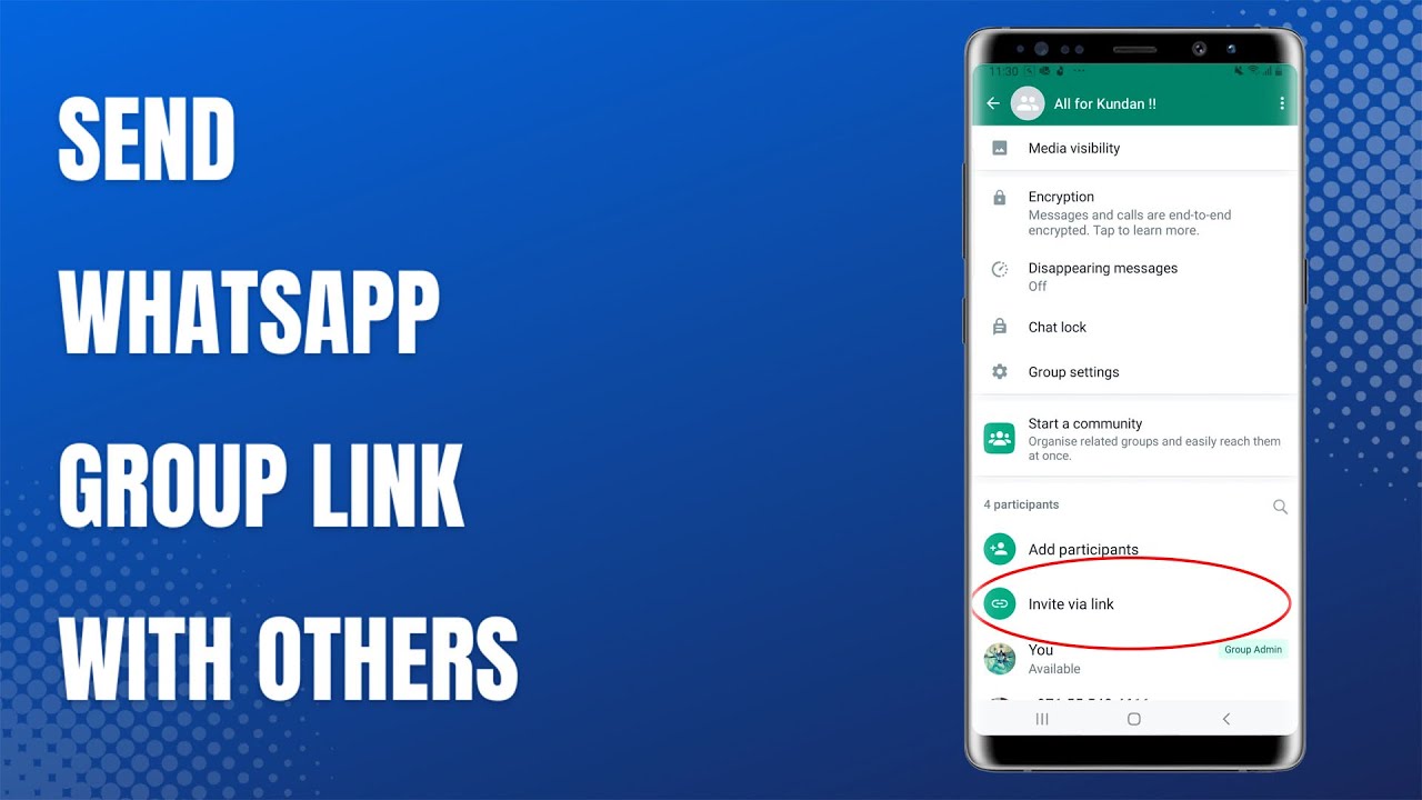 How To Send Group Link In WhatsApp And Invite Other Contacts To Join