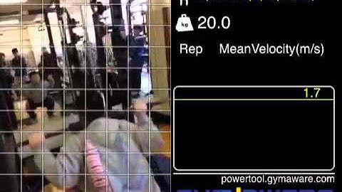 GymAware performance test - 12/12/2012