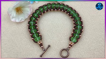 Flat Spiral Bracelet Tutorial