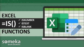 Excel IS Functions (ISNUMBER & ISBLANK & ISTEXT) | Training Lesson 15
