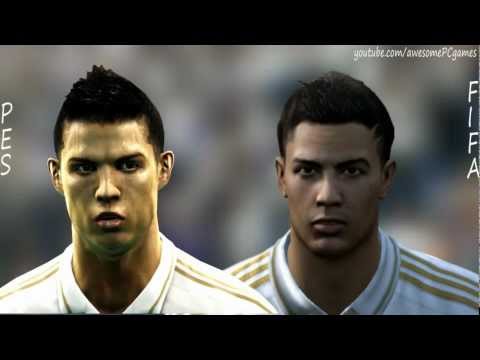 FIFA 12 vs PES 12 Head to Head - Faces #2 HD 1080p