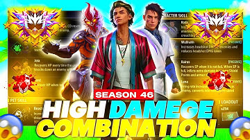 High Damage Combination | br rank best character combination | best character skill for br rank