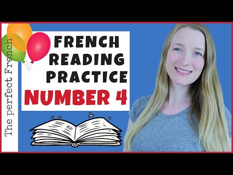 French reading practice 4 | How to read in French | Mon anniversaire 🎂