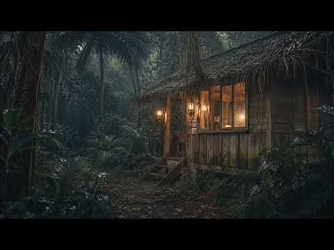 Rainforest Cabin  Relaxing Rain Sounds for Deep Sleep & Peaceful Nights