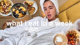 what i eat in a week  *busy college student edition*