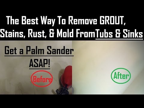 how-to-clean-a-porcelain-enamel-bathtub-&-sink-with-palm-sander-&-krud-kutter!