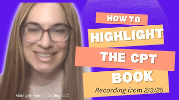 Highlighting the CPT book 2/3/25