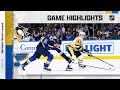 Penguins @ Blues 3/17 | NHL Highlights 2022