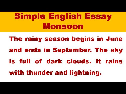 essay on monsoon season in gujarati language