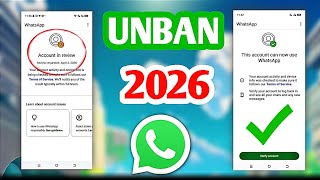 Account in Review Problem Solution 2026 | This Account Can't Use WhatsApp | Account in Review