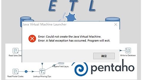 PENTAHO - COULD NOT CREATE THE  JAVA VIRTUAL MACHINE -DRIVER NOT FOUND - SOLUCIÓN!!