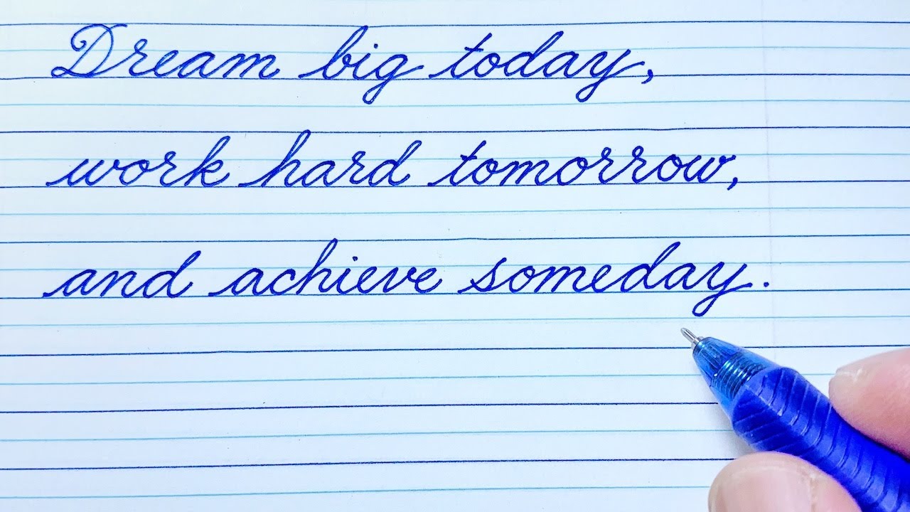 Cursive Writing Quote 58 | Cursive Handwriting Practice | Cursive Letters | How to write in cursive