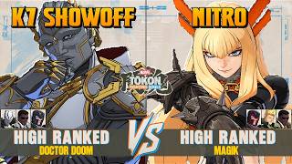 Details MARVEL TOKON ▰ K7 SHOWOFF (Doctor Doom) vs NITRO (Magik) ▰ High Level Gameplay Update