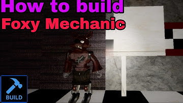 FNAF Foxy Mechanic Tutorial in piggy build mode #18 🦊 🏃‍♂️ 🚪