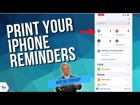 How to print your Reminders app lists on your iPhone to take wherever you go | Kurt the CyberGuy