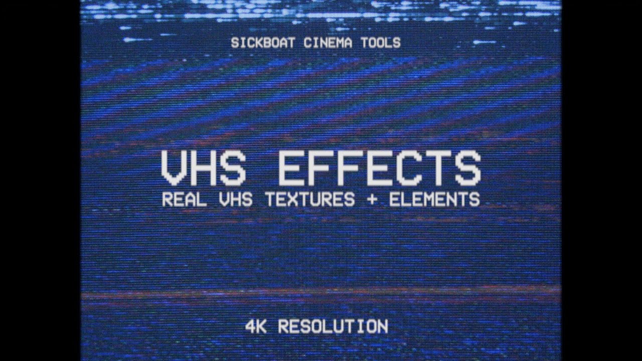 VHS Vertical 4K Overlay Collection - Stock Motion Graphics