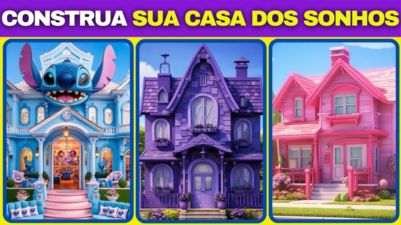 🏡 CONSTRUA SUA CASA DE LUXO DOS SONHOS ✨ QUIZ DIVERTIDO + PERGUNTAS DESAFIO - MARY QUIZ #quiz