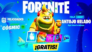 ULTIMAS **RECOMPENSAS GRATIS** del EVENTO de VERANO COSMICO AHORA en Fortnite! *nuevos desafios*