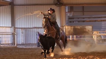 BreakawayRoping.com: JJ Hampton Practice Session
