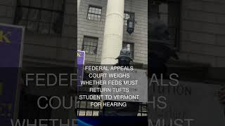 Celebrity Federal appeals court weighs whether feds must return Tufts student to Vermont for hearing Wealth