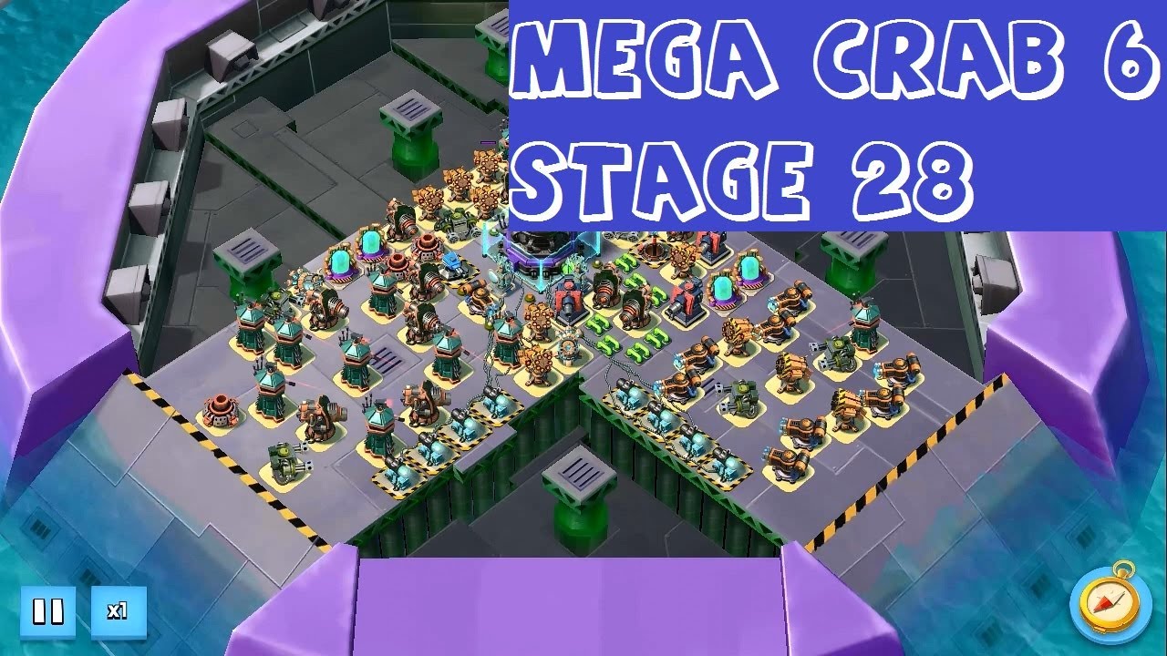 Boom Beach - Mega Crab 6 [Stage 28]
