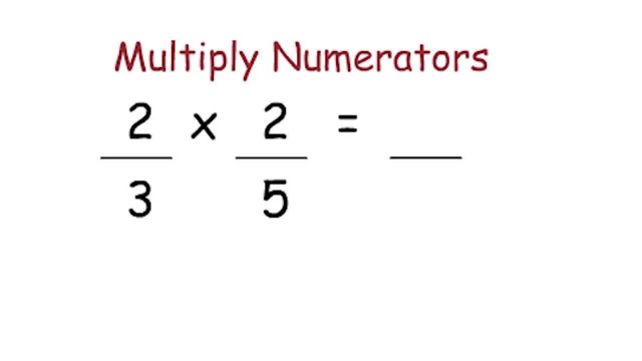 Multiplying Fractions