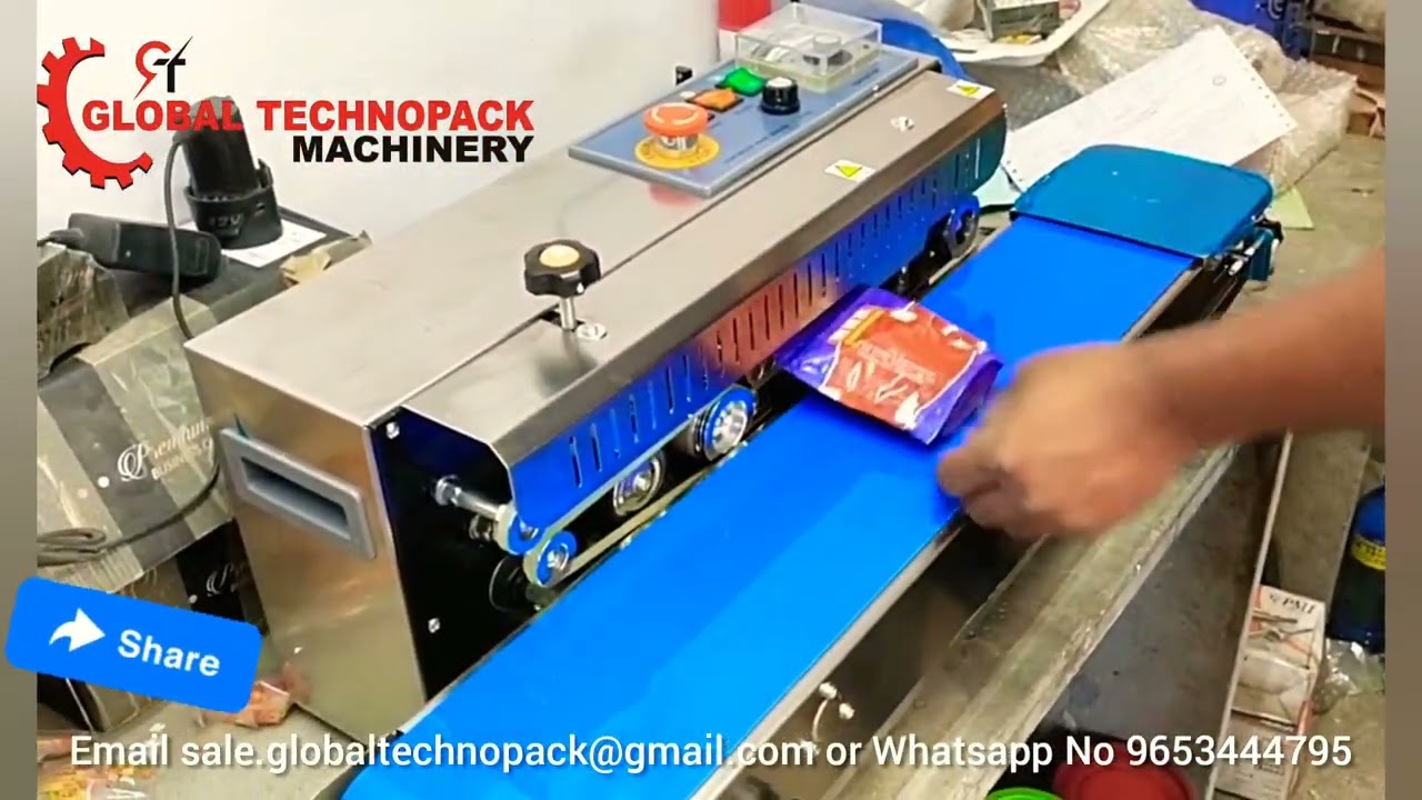 Heavy Duty Horizontal Band Sealing Machine For  (Stainless Steel) 