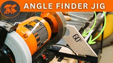DIY: How to Make an Angle Finding Jig For Your Grinder Sharpening Wheels. A SUPER EASY DIY