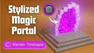 Step-by-Step Guide to Creating a Stylized Magic Portal in Blender 3D!