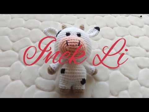 Amigurumi Li Serisi Inek Li Yapımı ¦ Anahtarlık