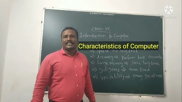 Class 6, Computer Chapter 1, Introduction to Computer Part1