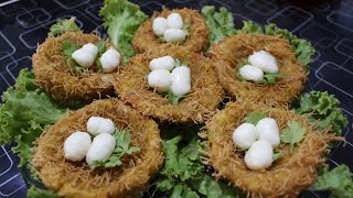 birds nest recipe | How to make Birds nest at home | Bird nest with potato and cheese | RM Institute